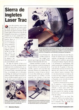 Sierra de ingletes Laser Trac - Abril 2002