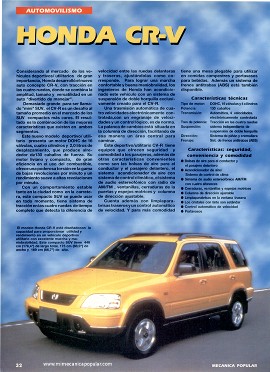 Honda CR-V - Mayo 1996