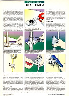 Cómo instalar un calentador de agua eléctrico - Marzo 1995