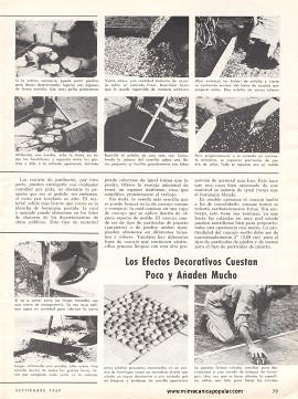 Atractivas Calzadas y Veredas Para el Jardín - Septiembre 1969