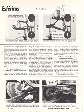 Cómo Comprobar las Articulaciones Esféricas - Marzo 1970