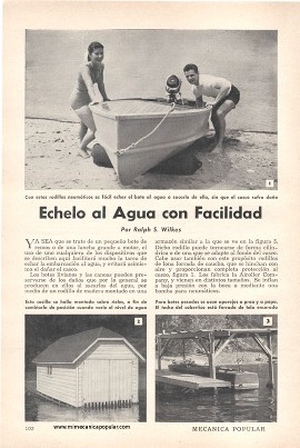 Echelo al Agua con Facilidad - Octubre 1956