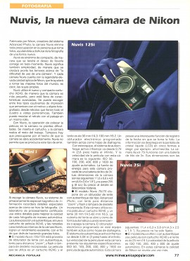 Nuvis, la nueva cámara de Nikon - Abril 1996