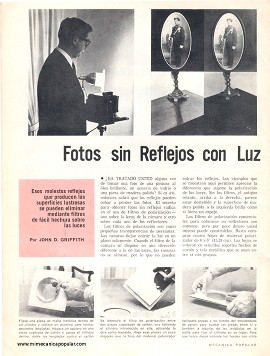 Fotos sin Reflejos con Luz Polarizada - Abril 1970