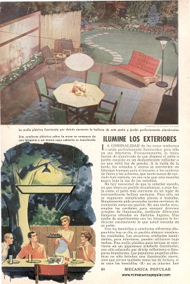 Ilumine los exteriores - Junio 1956