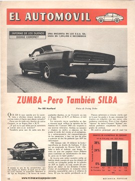 Informe de los dueños: Dodge Coronet - Junio 1969