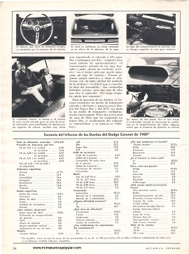 Informe de los dueños: Dodge Coronet - Junio 1969