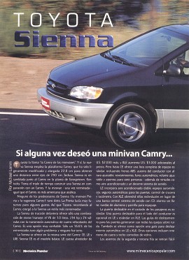Reporte de los dueños: Toyota Sienna - Febrero 1999
