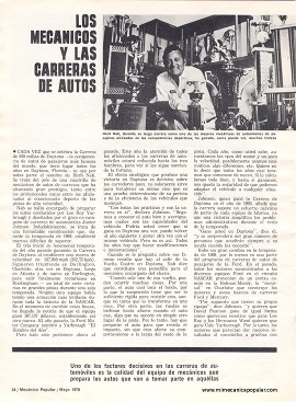 Los Mecánicos y Las Carreras de Autos - Mayo 1970