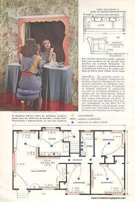 Mejore la iluminación de su hogar - Noviembre 1952