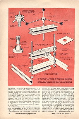 Prensa de husillo para taller pequeño - Septiembre 1953