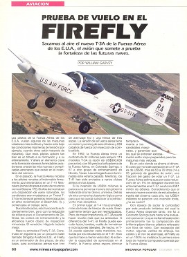 Prueba de vuelo en el Firefly - Diciembre 1995