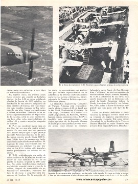 Reintegro de Antiguos Aviones Oxidados a la Batalla - Abril 1969