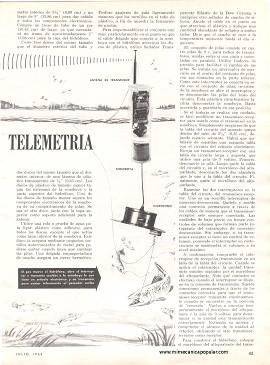 Haga un sensor electrónico para la pesca por telemetría - Julio 1968
