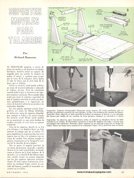Soporte móviles para taladros - Noviembre 1962