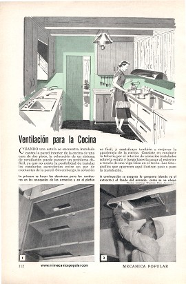 Ventilación para la cocina - Marzo 1958