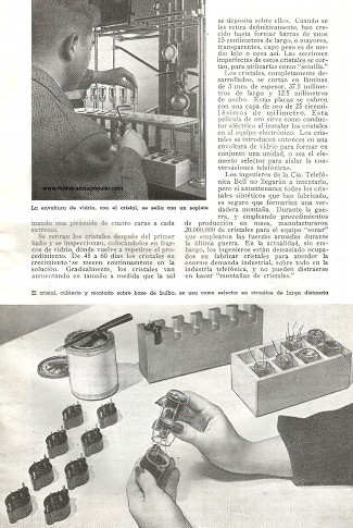 Cristales Cultivados de Semillas - Enero 1948