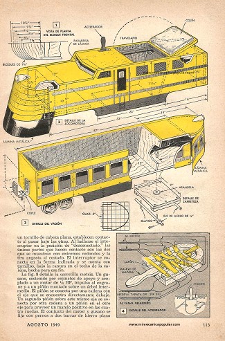 Pasajeros . . . Al Tren - Agosto 1949