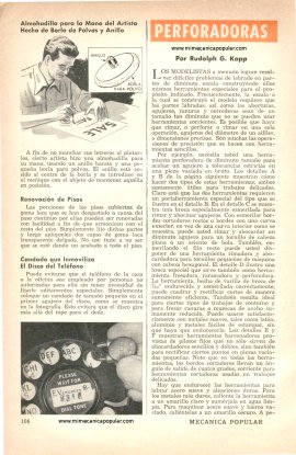 Perforadoras Para Modelistas - Noviembre 1951