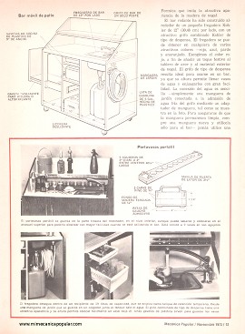 Construya estos muebles auxiliares - Noviembre 1973