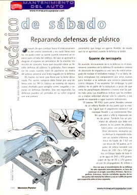 Mecánico del sábado -Reparando defensas de plástico - Enero 1997