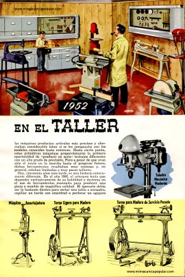 50 años en el TALLER - 1902-1952 - Marzo 1952