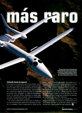 El avión más raro (hasta hoy) -Proteus - Diciembre 1998
