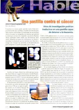 Una pastilla contra el cáncer - Agosto 2001