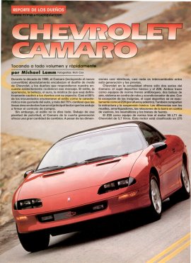 Reporte de los dueños: Chevrolet Camaro -Octubre 1994
