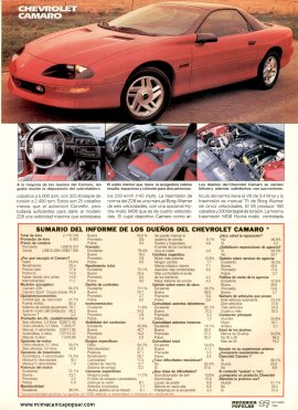 Reporte de los dueños: Chevrolet Camaro -Octubre 1994