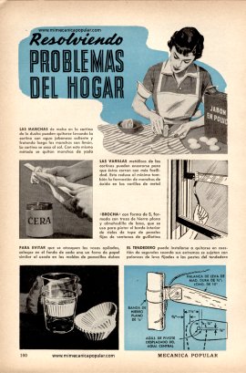 Resolviendo problemas del Hogar - Octubre 1957