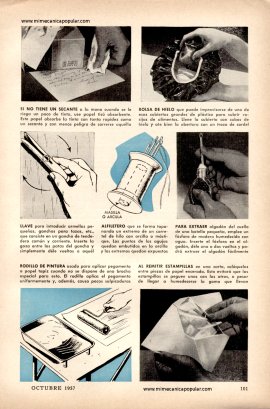 Resolviendo problemas del Hogar - Octubre 1957