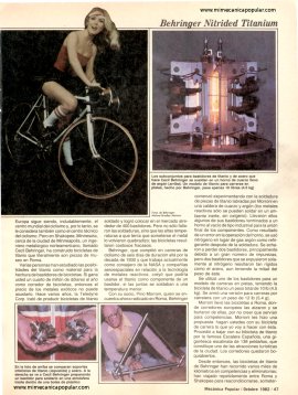 Las super bicicletas - Octubre 1982