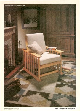 Cómodo sillón con blandos cojines - Abril 1989