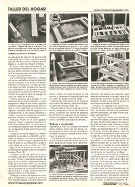 Cómodo sillón con blandos cojines - Abril 1989