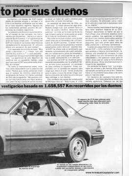 Informe de los dueños: Ford-EXP - Marzo 1982