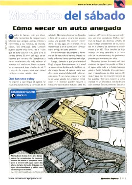 Mecánico del sábado - Cómo secar un auto anegado - Abril 2000