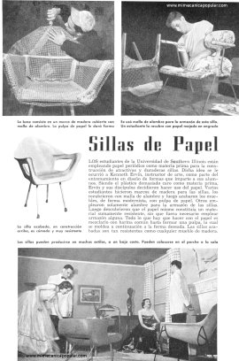 Sillas de Papel - Octubre 1951