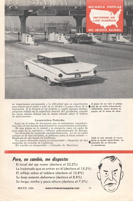 El Buick del 59 visto por sus dueños - Mayo 1959