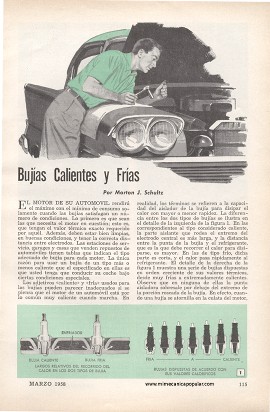 Bujías Calientes y Frías - Marzo 1958