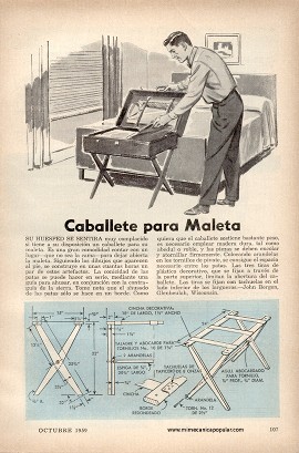 Caballete para Maleta - Octubre 1959