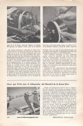 Cabezal Divisorio para Torno Pequeño - Julio 1959