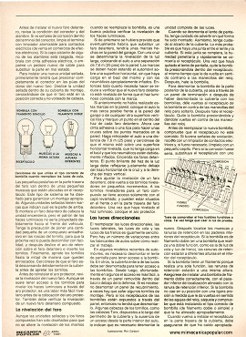 Problemas de las luces del auto - Abril 1991