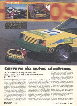 Carrera de autos eléctricos - Enero 1992