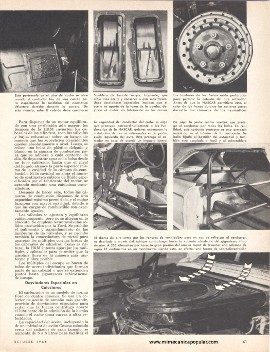 Cómo los profesionales transforman los coches de pasajeros en autos de carreras -Octubre 1964