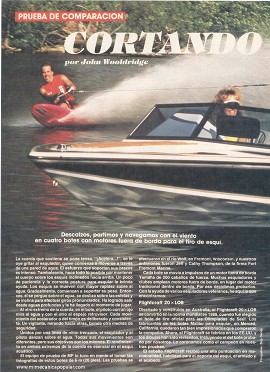 Una comparación entre cuatro de los mejores botes para el esquí acuático - Enero 1991