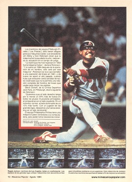La electrónica en el béisbol - Agosto 1984