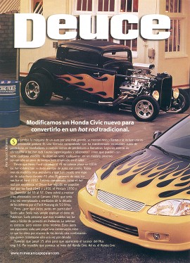 Modificamos un Honda Civic nuevo para convertirlo en un hot rod tradicional - Septiembre 2000