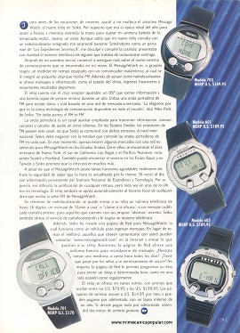 No sólo para el 007 - Reloj MessageWatch de Seiko - Marzo 1998