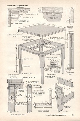 Muebles para el Hogar Moderno - Diciembre 1953